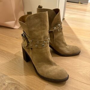 See By Chloe Tan Suede Booties